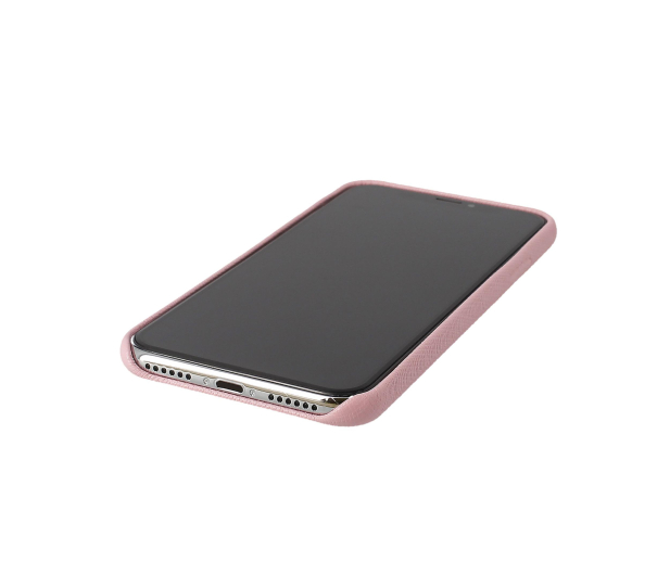 Etui Leather Case do iPhone X różowe - 1388485 - zdjęcie 5